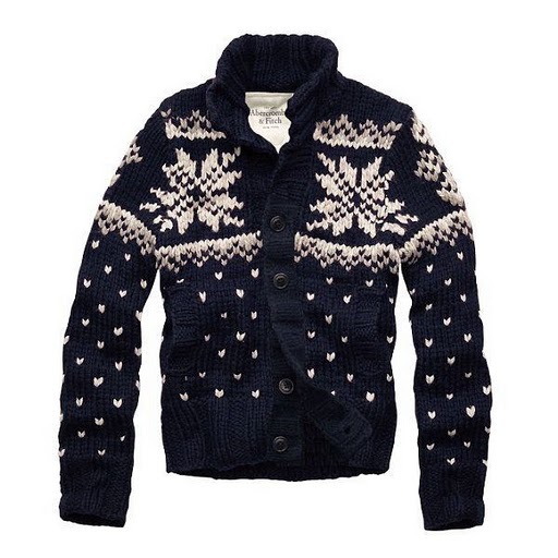 Abercrombie Fitch Hombres Ponte de pie de cuello Jersey AF6393